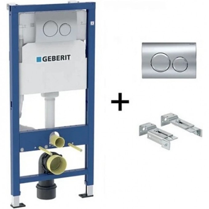 Инсталляция GEBERIT DUOFIX BASIC для подвесного унитаза 458.134.21.2 Инсталляция GEBERIT DUOFIX BASIC для подвесного унитаза 458.134.21.2