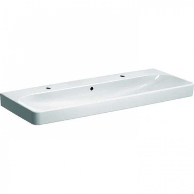 Раковина двойная подвесная GEBERIT SMYLE SQUARE 500.253.01.1 Раковина двойная подвесная GEBERIT SMYLE SQUARE 500.253.01.1