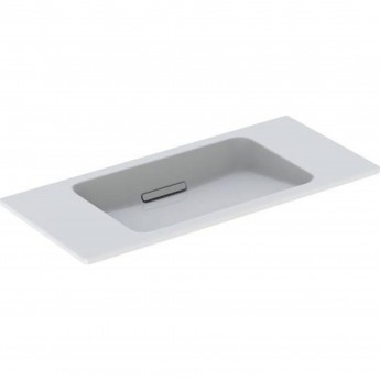 Раковина подвесная GEBERIT ONE 90 см 500.390.01.2 заслонка полированный хром Раковина подвесная GEBERIT ONE 90 см 500.390.01.2 заслонка полированный хром