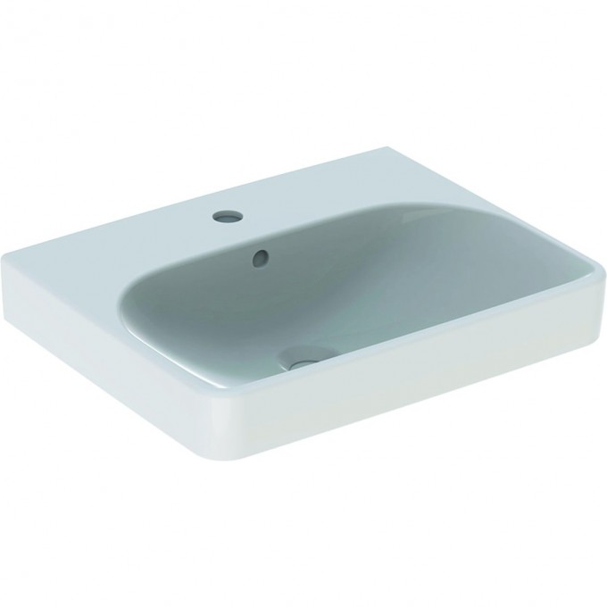 Раковина подвесная GEBERIT SMYLE SQUARE 500.259.01.1 Раковина подвесная GEBERIT SMYLE SQUARE 500.259.01.1