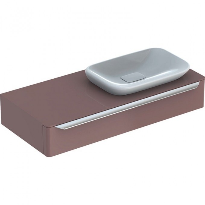 Шкафчик с раковиной GEBERIT MYDAY 1150x200x520 мм какао с молоком 824261000+245460600 Шкафчик с раковиной GEBERIT MYDAY 1150x200x520 мм какао с молоком 824261000+245460600