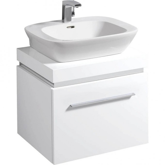 Тумба с раковиной GEBERIT CET SILK 800 белый CET Silk 800 white Тумба с раковиной GEBERIT CET SILK 800 белый CET Silk 800 white