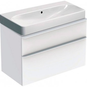 Тумба с раковиной SMYLE SQUARE 90 500.251.01.1+ 500.354.00.1 белый глянец Тумба с раковиной SMYLE SQUARE 90 500.251.01.1+ 500.354.00.1 белый глянец
