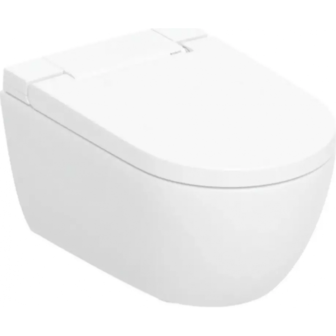 Унитаз-биде подвесной GEBERIT AQUACLEAN ALBA , KeraTect, накладка белая 146.350.01.1 Унитаз-биде подвесной GEBERIT AQUACLEAN ALBA , KeraTect, накладка белая 146.350.01.1